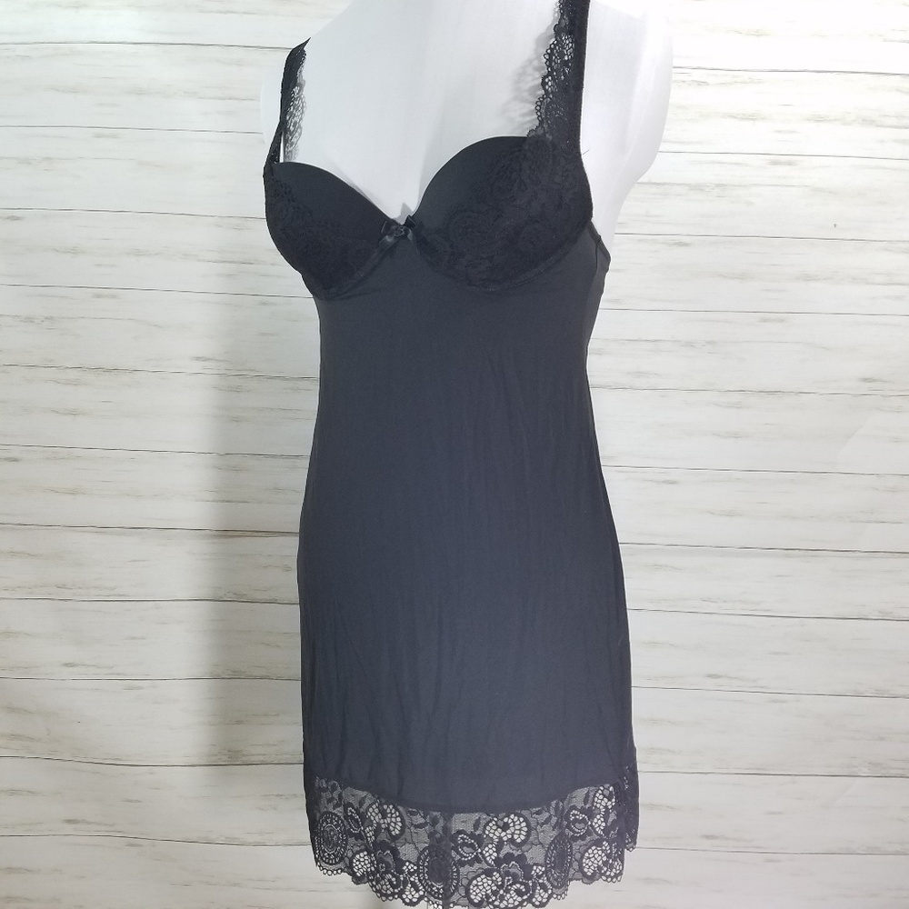 Victoria's Secret Midnight Lace Slip